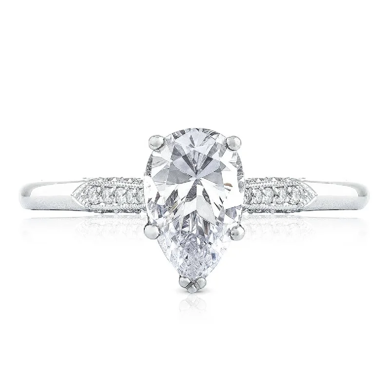 Prong Set Engagement Rings -Simply TACORI | Pear Solitaire Engagement Ring 2651PS8X5