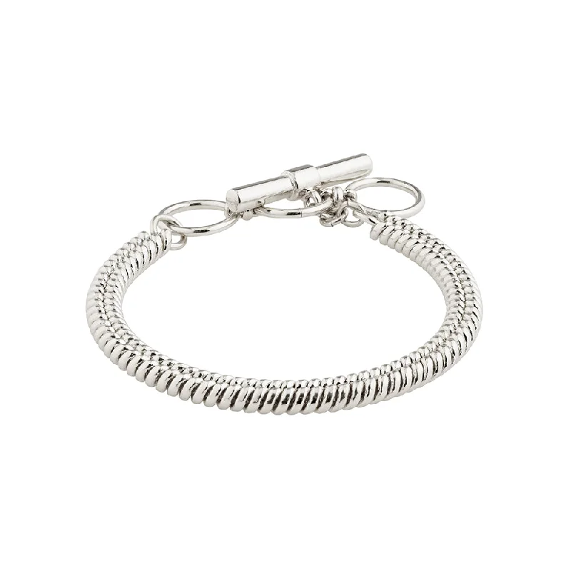 Ladies Infinity Bracelets -Belief Silver Plated Bracelet