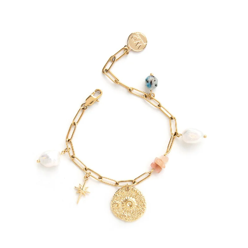 Ladies Valentine’s Day Bracelets -Swell Gold Bracelet