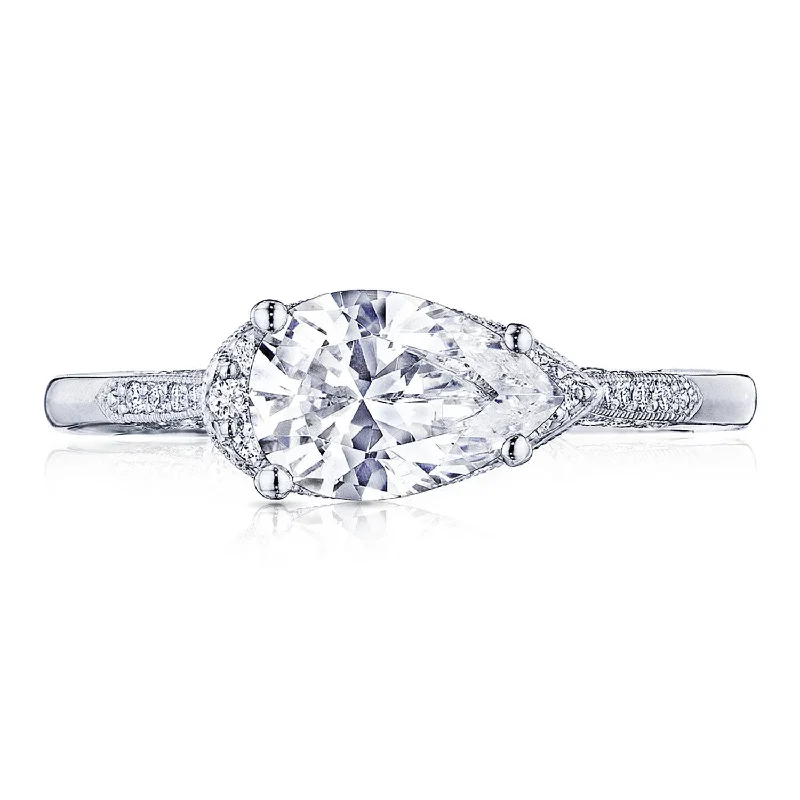 Twisted Engagement Rings -Simply TACORI | Pear Solitaire Engagement Ring 2655PS85X55