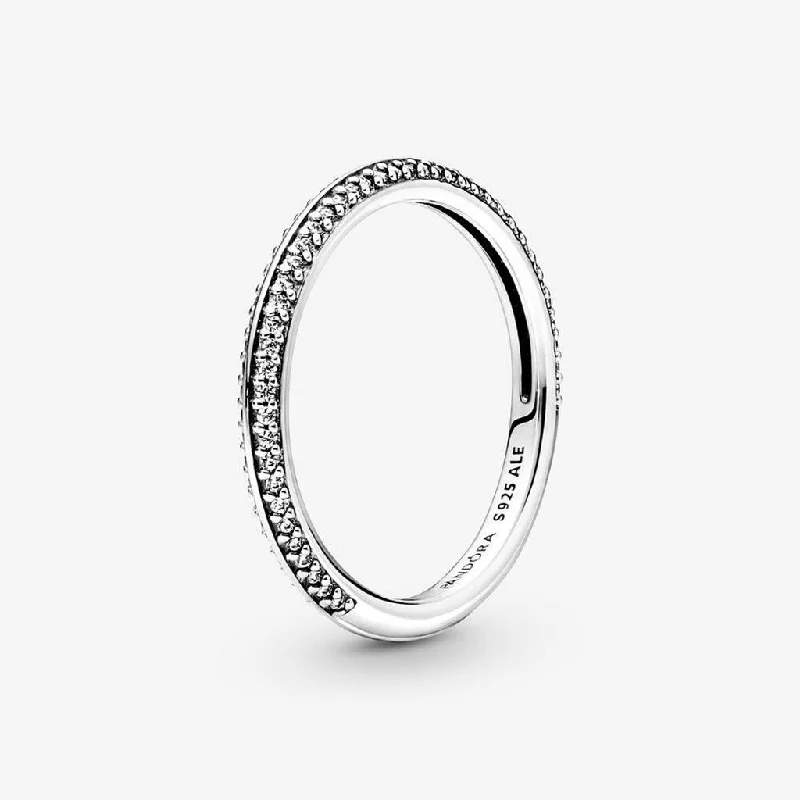 Oriental Design Rings -PANDORA : Pandora ME Pavé Ring in Sterling Silver