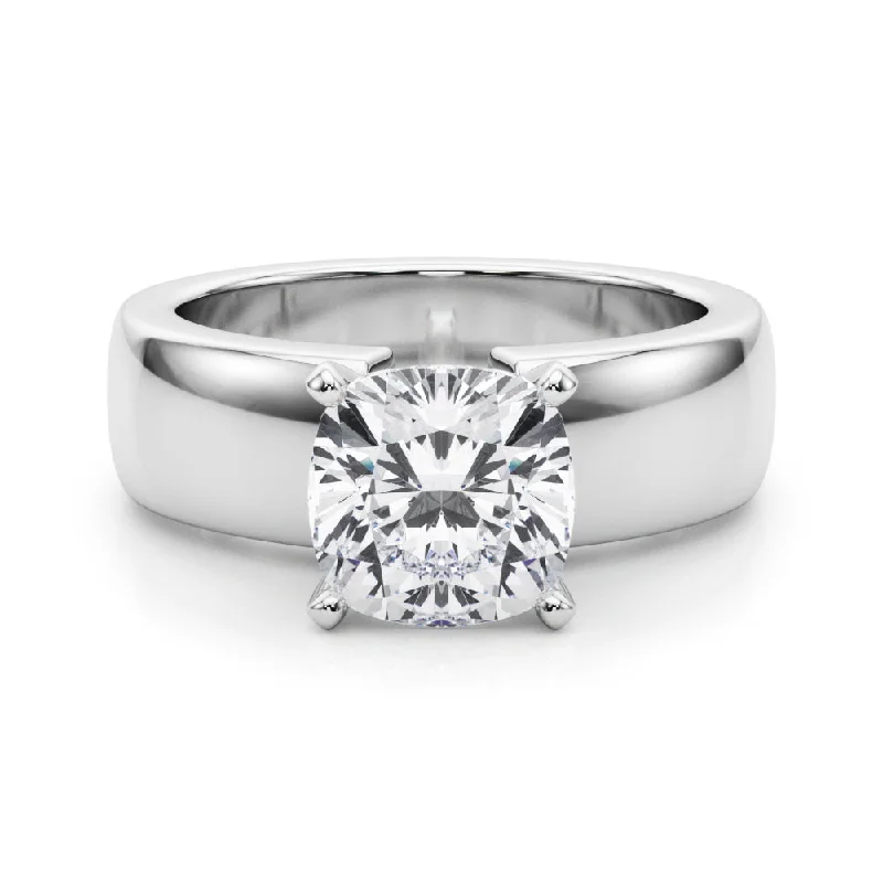 Milgrain Engagement Rings -14K Solitaire Ring / Engagement ring