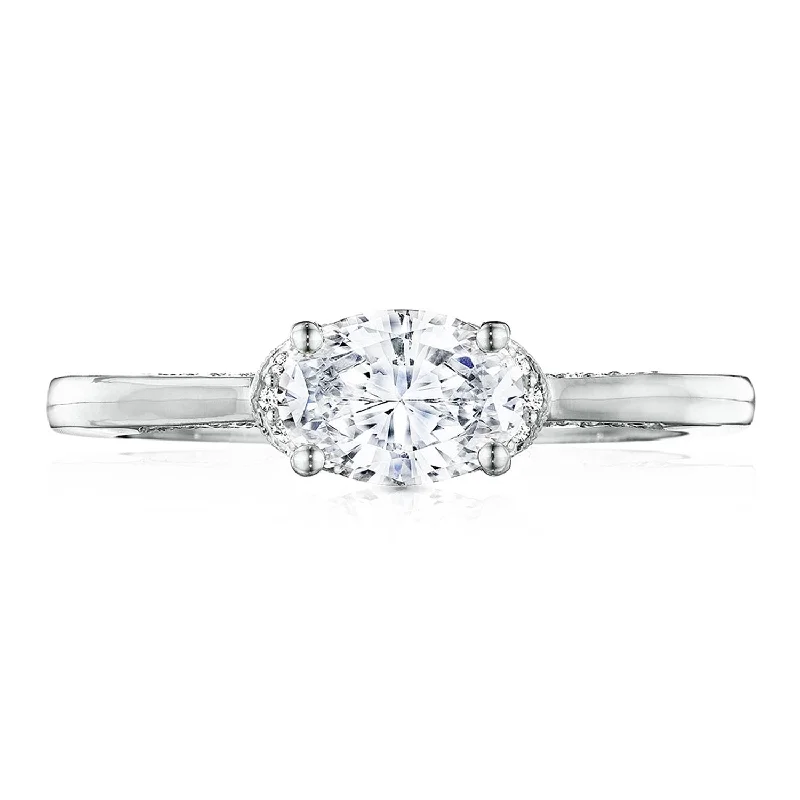 Ethical Engagement Rings -Simply TACORI | Oval Solitaire Engagement Ring 2654OV7X5