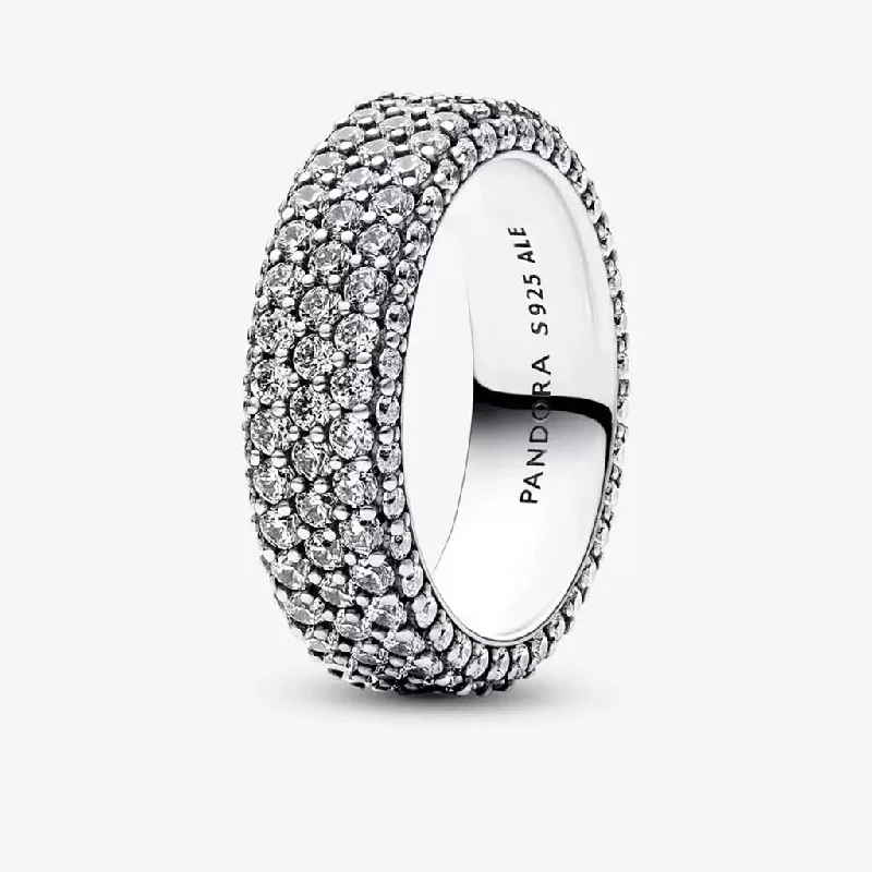 Balance Design Rings -PANDORA : Pandora Timeless Pavé Triple-row Ring