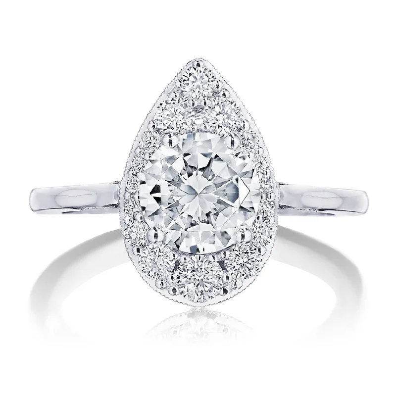 Oval Cut Engagement Rings -Simply TACORI | Round, Pear Bloom Engagement Ring HT2575RDPS7