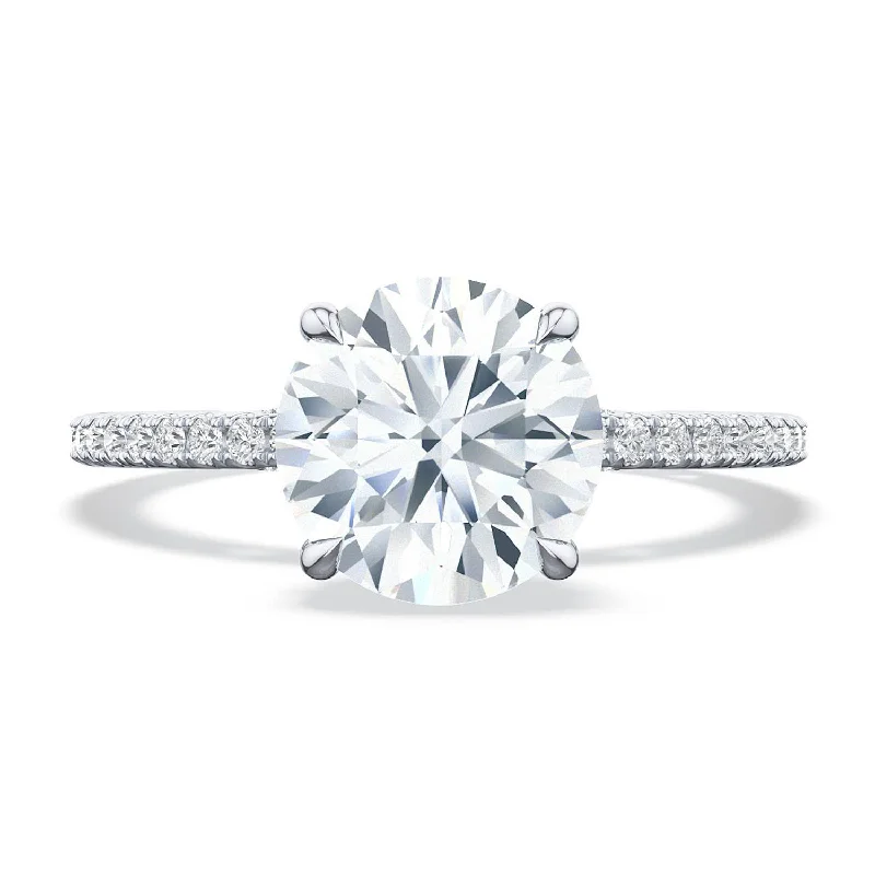 Dragon Engagement Rings -Simply TACORI | Round Solitaire Engagement Ring 268315rd75