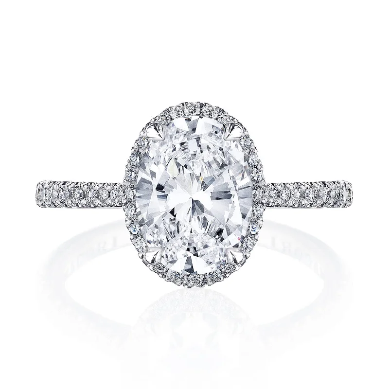 Puzzle Engagement Rings -Simply TACORI | Oval Bloom Engagement Ring 2677OV95X7