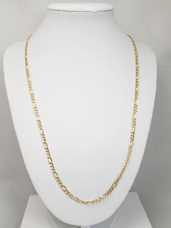 Ladies Necklaces for Healers-New! Sporty 24" Hollow 10k Yellow Gold Diamond Cut Rope Chain Necklace