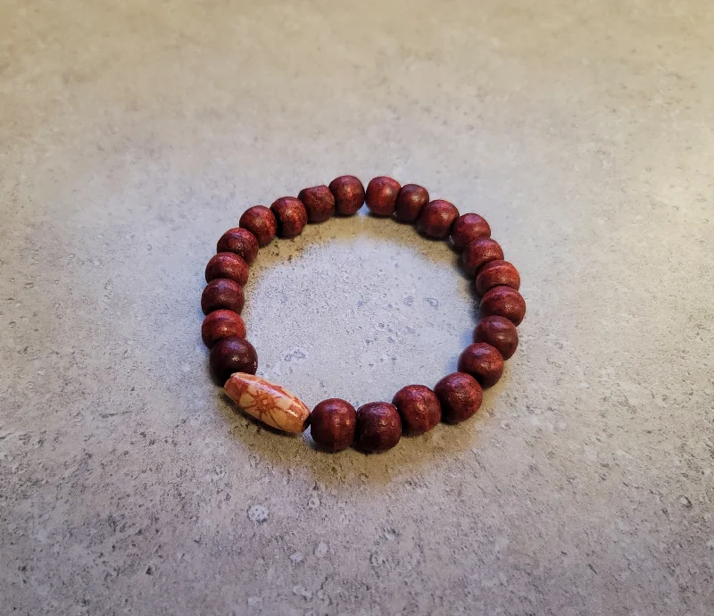 Ladies Leather Bracelets -Redwood Bracelet