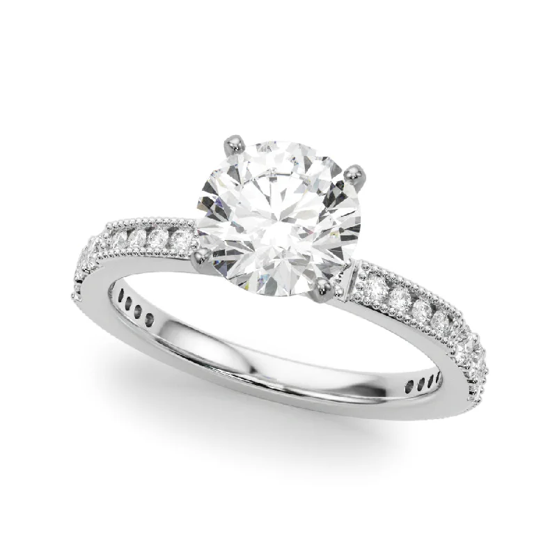 Grand Engagement Rings -14K Vintage Engagement Ring