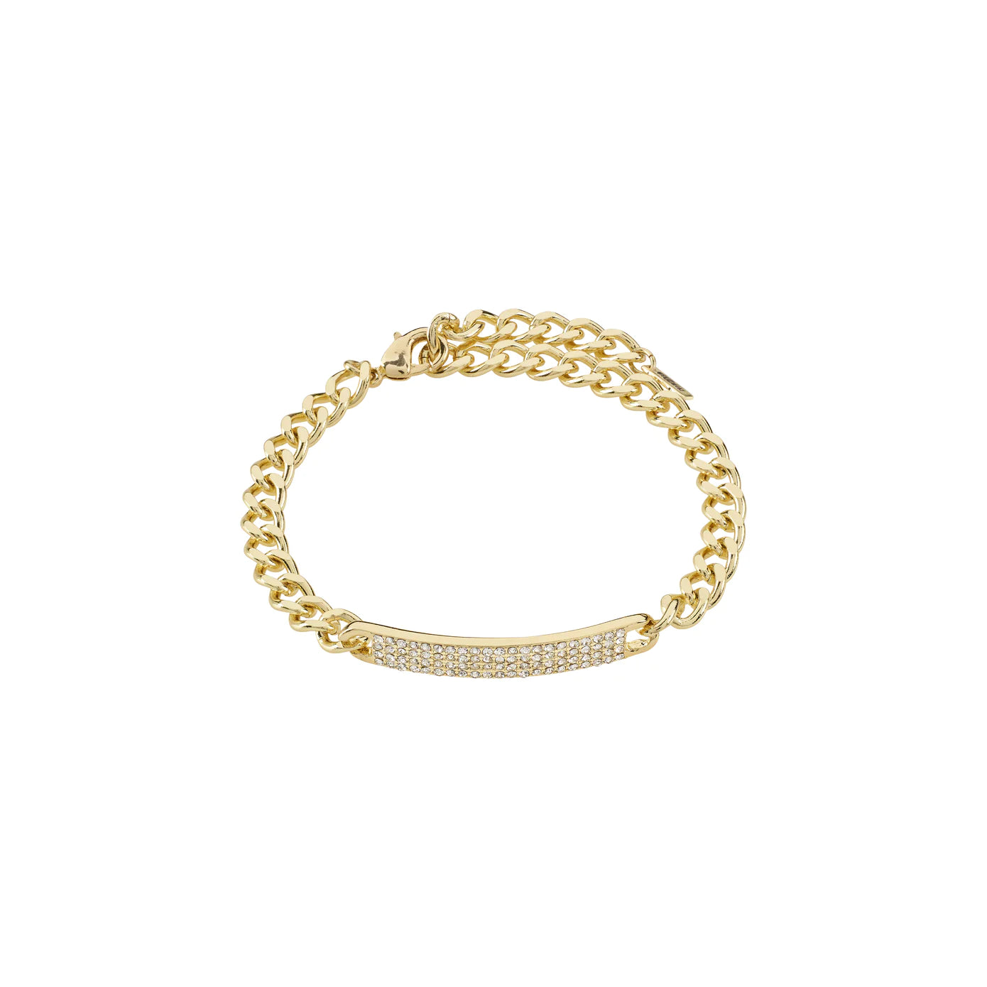 Ladies Motivational Bracelets -Heat Gold Plated Crystal Bracelet