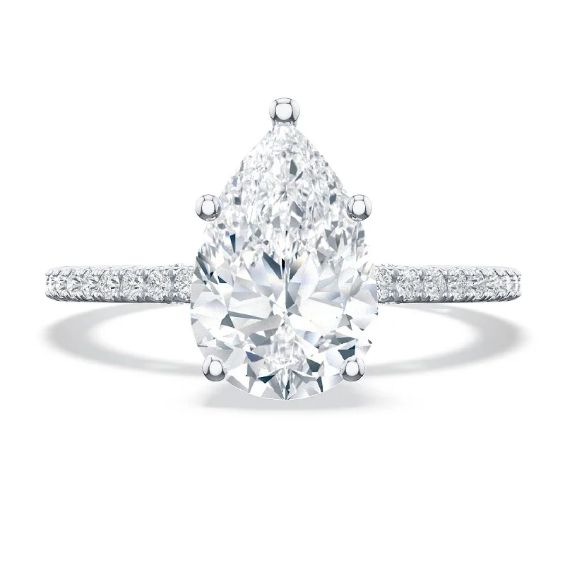 Horoscope Engagement Rings -Simply TACORI | Pear Solitaire Engagement Ring 268315ps10x7