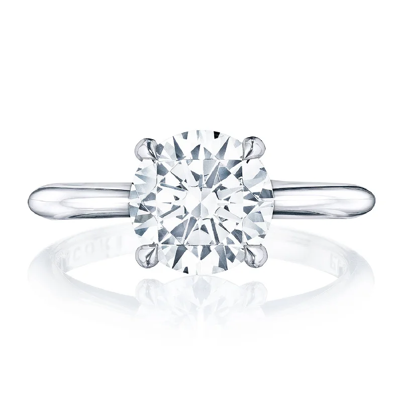 Antique Engagement Rings -Founder's Collection | Round Solitaire Engagement Ring HT2580RD8