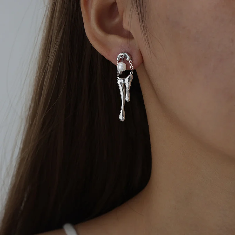 F994-Steel Earrings