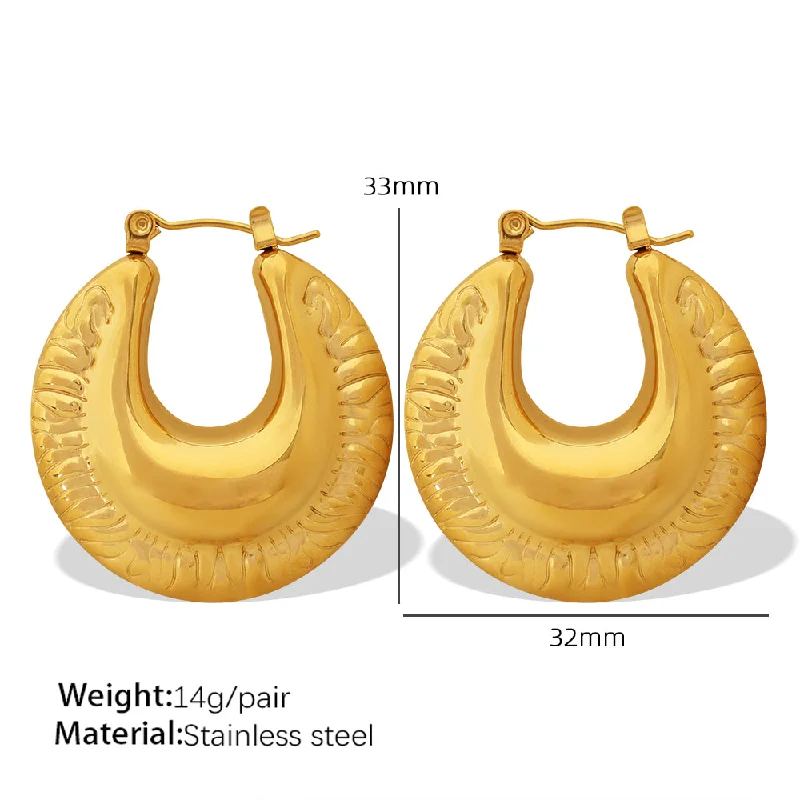 Eh219 Gold Earrings