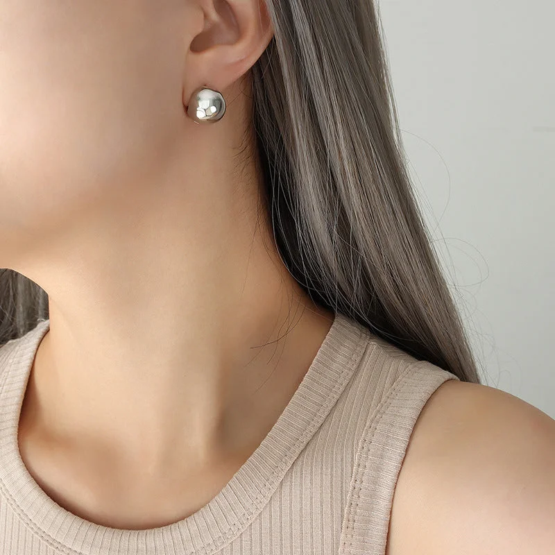 F172-Steel Earrings