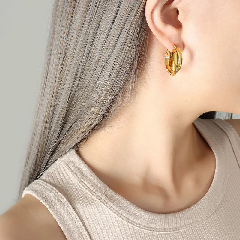 F375-Gold Earrings