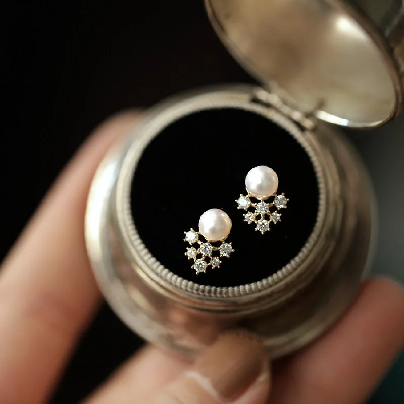 Gold Stud Earrings