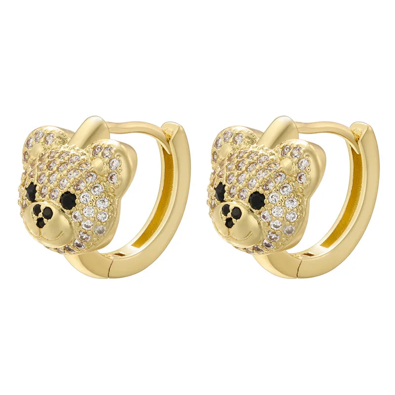 Golden White Diamond 1 Pair