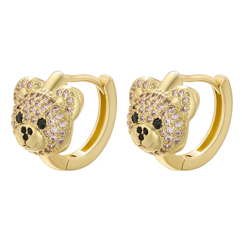 Golden Pink Diamond 1 Pair